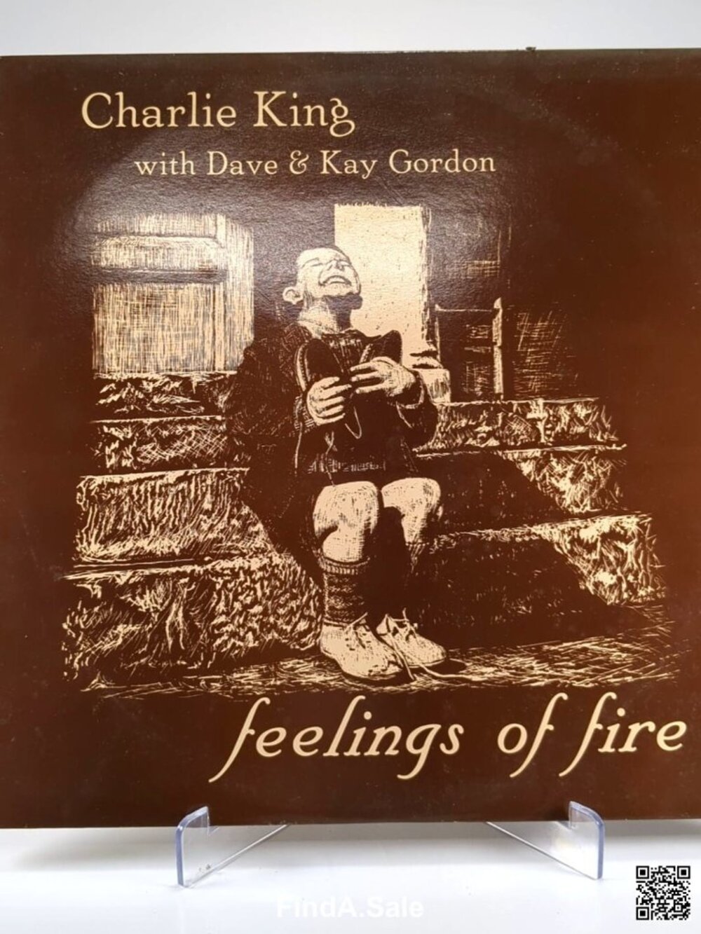 Vinyl LP Record, Charlie King with Dave & Kay Gordon – Feelings of Fire